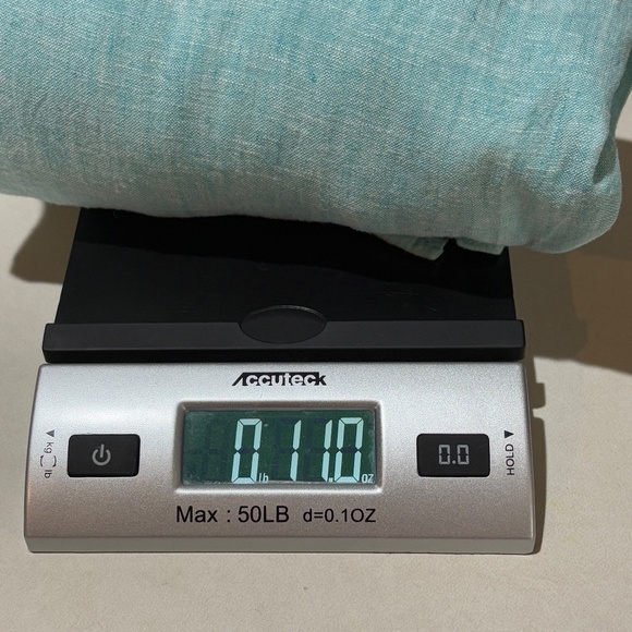 Susan Graver Women Linen LongSleeve Tunic Button Up Shirt 2X Breathable Coastal - Picture 7 of 7